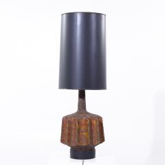 Mid Century Lava Glaze Table Lamp - 4054267