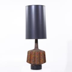 Mid Century Lava Glaze Table Lamp - 4054270
