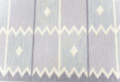 Mid Century Lavender Swedish Flatweave Rug - 2085760