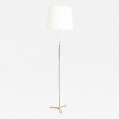 Mid Century Leather Floor Lamp - 3952298