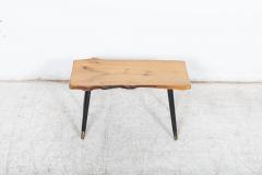 Mid Century Live Edge Teak Coffee Table - 2630355