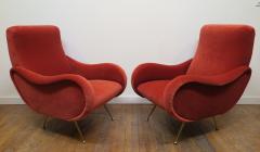 Mid Century Lounge Chairs In the Style of Marco Zanuso - 3132723