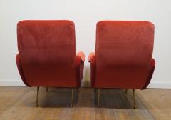 Mid Century Lounge Chairs In the Style of Marco Zanuso - 3132737