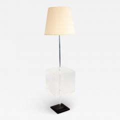 Mid Century Lucite Table Floor Lamp - 2361045