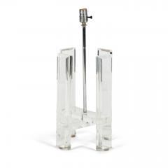 Mid Century Lucite Table Lamp - 1979913