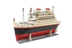 Mid Century Luxury Liner Ship Model - 4633636