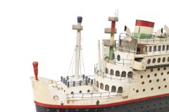Mid Century Luxury Liner Ship Model - 4633637