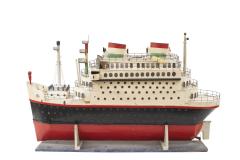 Mid Century Luxury Liner Ship Model - 4642160