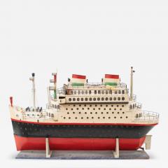 Mid Century Luxury Liner Ship Model - 4642161