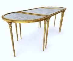 Mid Century Maison Bagues Bronze Dore Hollywood Regency Coffee Table - 4625325