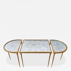 Mid Century Maison Bagues Bronze Dore Hollywood Regency Coffee Table - 4627036