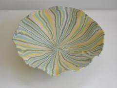 Mid Century Matte Glazed Organic Form Ceramic Bowl - 2930357