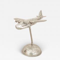 Mid Century Metal Model Airplane - 4247474