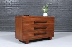 Mid Century Modern 3 Drawer Dresser w Bowtie Handles - 4735524