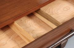 Mid Century Modern 3 Drawer Dresser w Bowtie Handles - 4735579