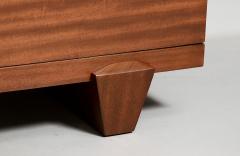 Mid Century Modern 3 Drawer Dresser w Bowtie Handles - 4735582