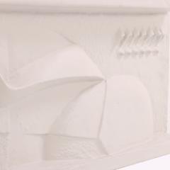 Mid Century Modern Abstract Bas Relief Wall Sculpture C 1960s  - 4590003