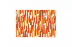 Mid Century Modern Abstract Graphic Textile Wall Art - 2935330