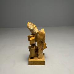 Mid Century Modern Abstract Marble Sculpture Statue Signed and Dated 1983 - 3418098