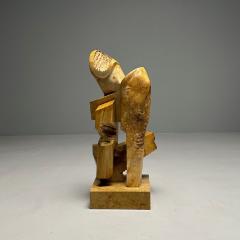 Mid Century Modern Abstract Marble Sculpture Statue Signed and Dated 1983 - 3418099