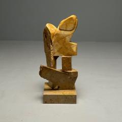 Mid Century Modern Abstract Marble Sculpture Statue Signed and Dated 1983 - 3418101
