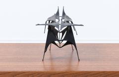 Mid Century Modern Abstract Metal Bull Sculpture - 3350732