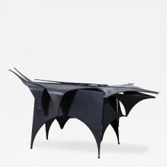 Mid Century Modern Abstract Metal Bull Sculpture - 3350774