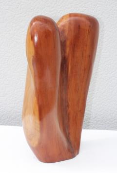 Mid Century Modern Abstract Wood Sculpture - 767507