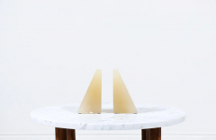 Mid Century Modern Alabaster Bookends - 2561668