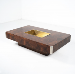 Mid Century Modern Alveo Coffee Table by Willy Rizzo for Mario Sabot 1970s - 4057109