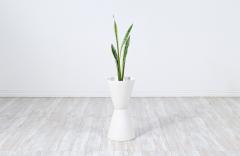 Mid Century Modern Architectural Double Cone Planter by Bauer - 2969066