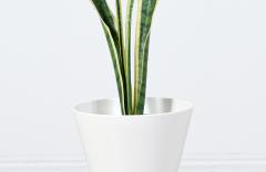 Mid Century Modern Architectural Double Cone Planter by Bauer - 2969069