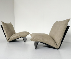 Mid Century Modern Armchair Italy Wood and Fabric 3 available - 3671910