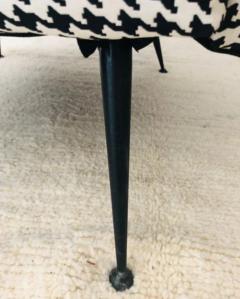 Mid Century Modern Armchair or Lounge Chair Black and White 1960s - 2865540