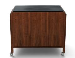 Mid Century Modern Bar Cabinet with Hidden Lift Top Storage - 4789509