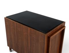Mid Century Modern Bar Cabinet with Hidden Lift Top Storage - 4789510