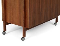 Mid Century Modern Bar Cabinet with Hidden Lift Top Storage - 4789513