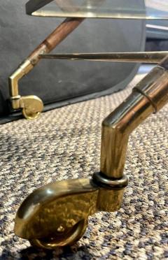 Mid Century Modern Bar Cart Teak and Brass - 2925908