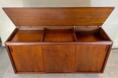 Mid Century Modern Barzilay Stereo Cabinet Converted Sideboard or Credenza - 3198841