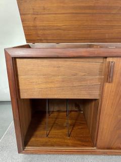 Mid Century Modern Barzilay Stereo Cabinet Converted Sideboard or Credenza - 3198846