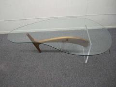 Mid Century Modern Biomorphic Walnut Coffee Cocktail Table - 1746806