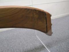 Mid Century Modern Biomorphic Walnut Coffee Cocktail Table - 1746809