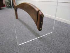Mid Century Modern Biomorphic Walnut Coffee Cocktail Table - 1746810