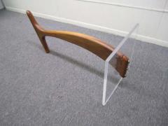 Mid Century Modern Biomorphic Walnut Coffee Cocktail Table - 1746814
