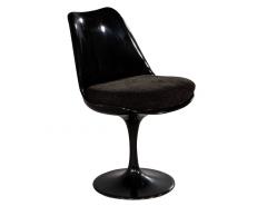 Mid Century Modern Black Tulip Chair - 2535935