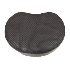 Mid Century Modern Braided Leather Round Footstool Italy 1960s - 2924768