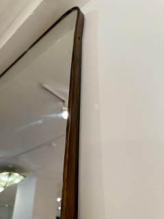 Mid Century Modern Brass Frame Mirror Italy 1950s - 3081080