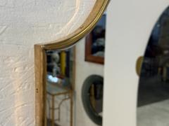 Mid Century Modern Brass Framed Wall Mirror 1960s - 4291933