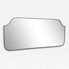 Mid Century Modern Brass Framed Wall Mirror 1960s - 4297046