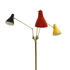 Mid Century Modern Brass Italian Floor Lamp 1950 - 1984546